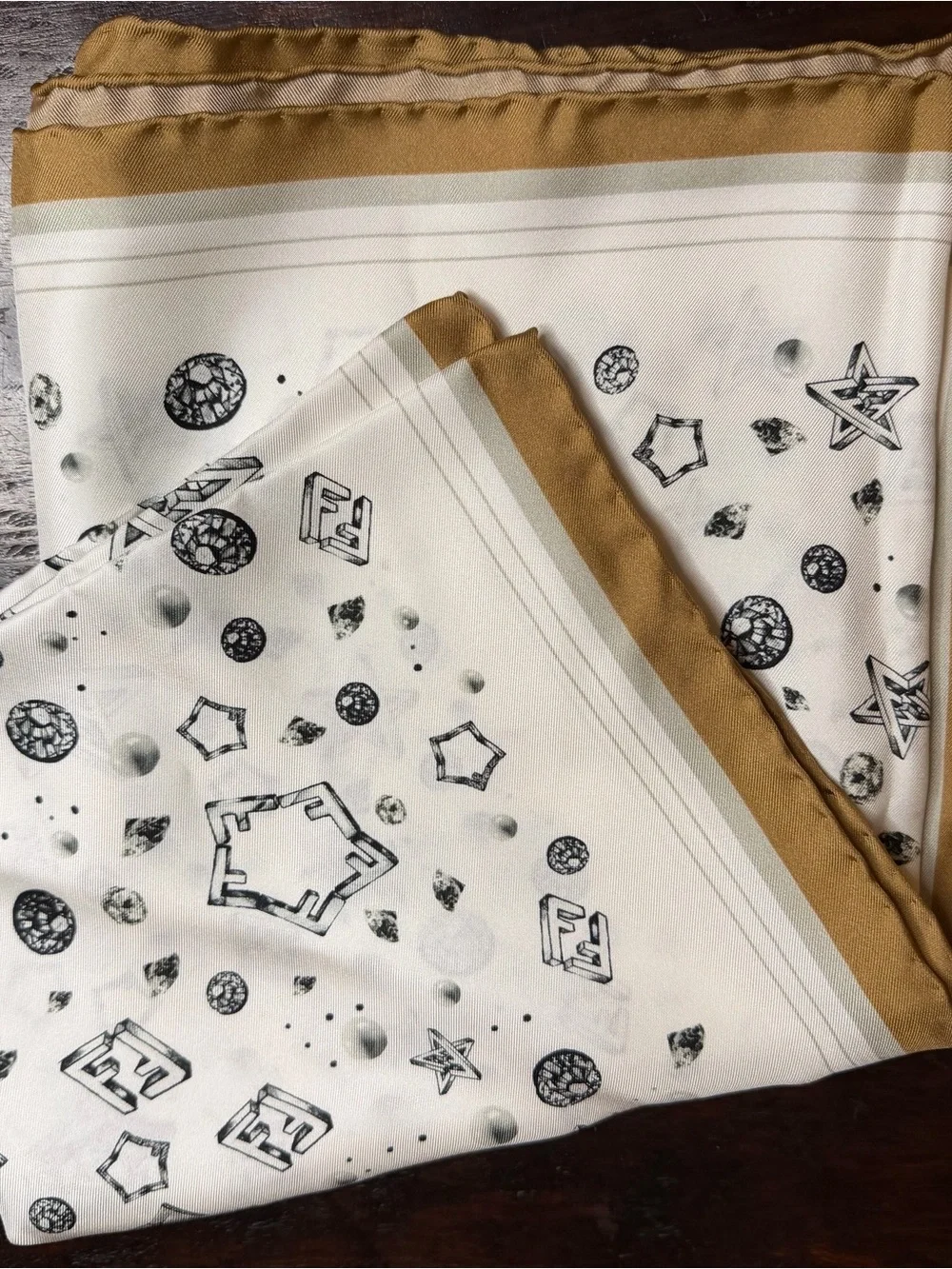 Fendi silk scarf NWT